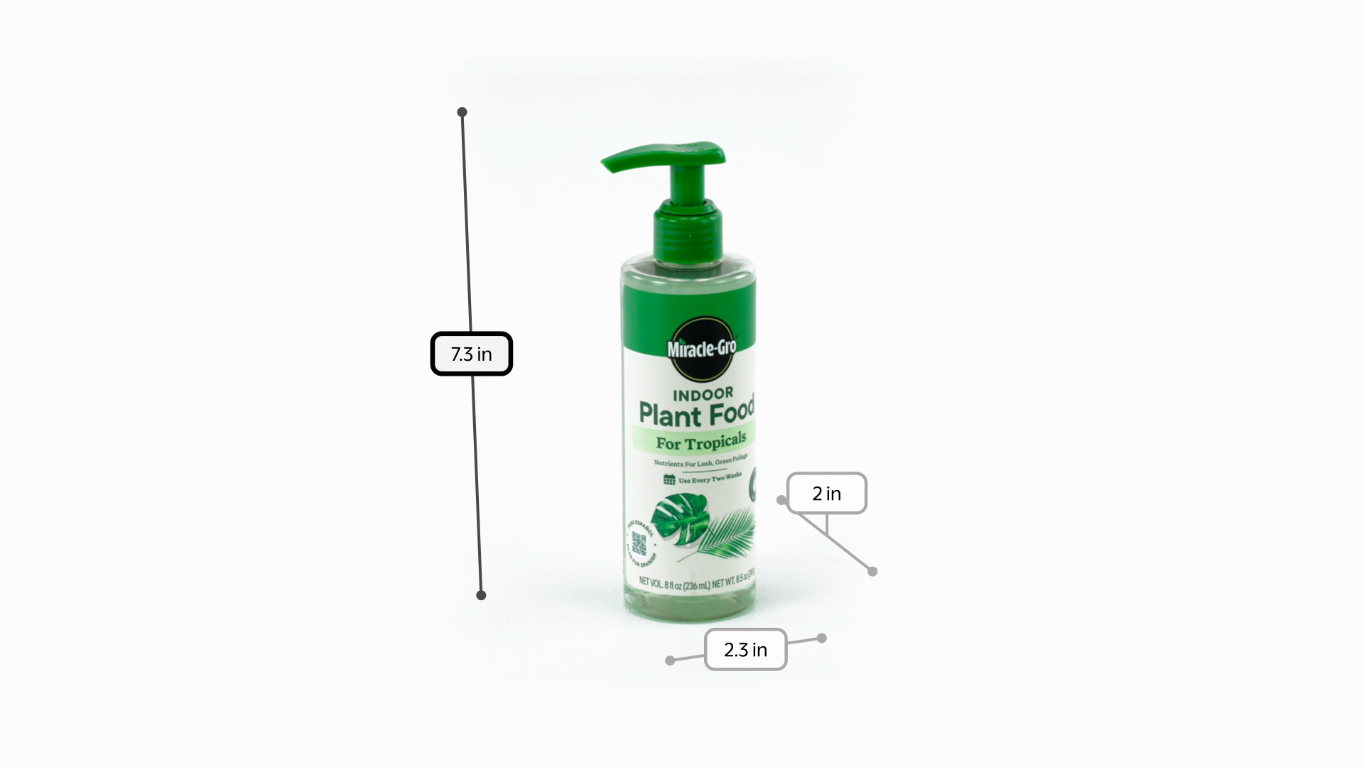 Miracle-Gro Indoor Plant Food for Tropicals - 8 fl oz