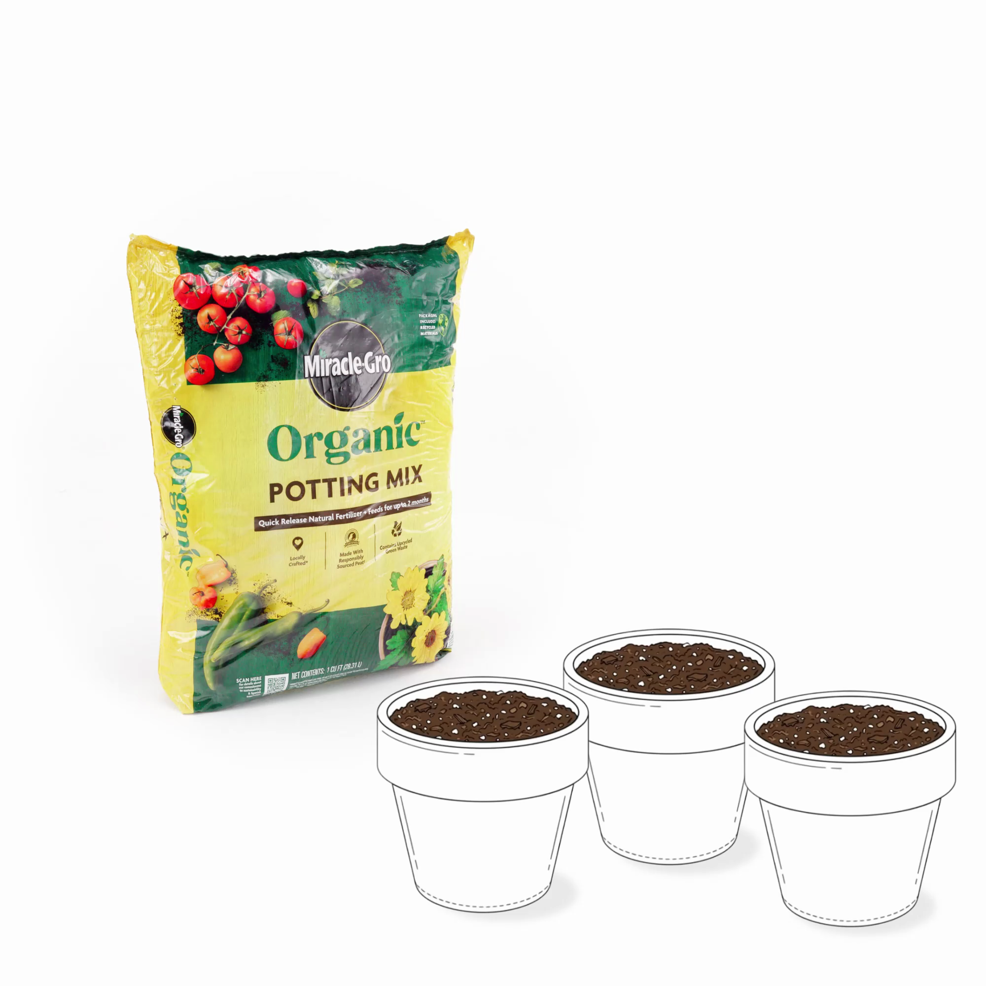 Miracle-Gro Organic Potting Mix | ScottsMiracle-Gro US