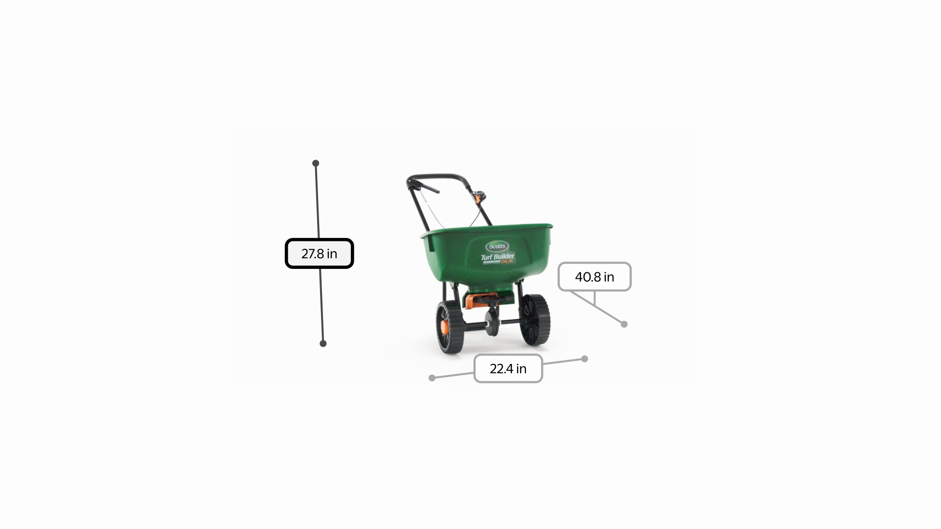 Scotts® Turf Builder® EdgeGuard® DLX Broadcast Spreader