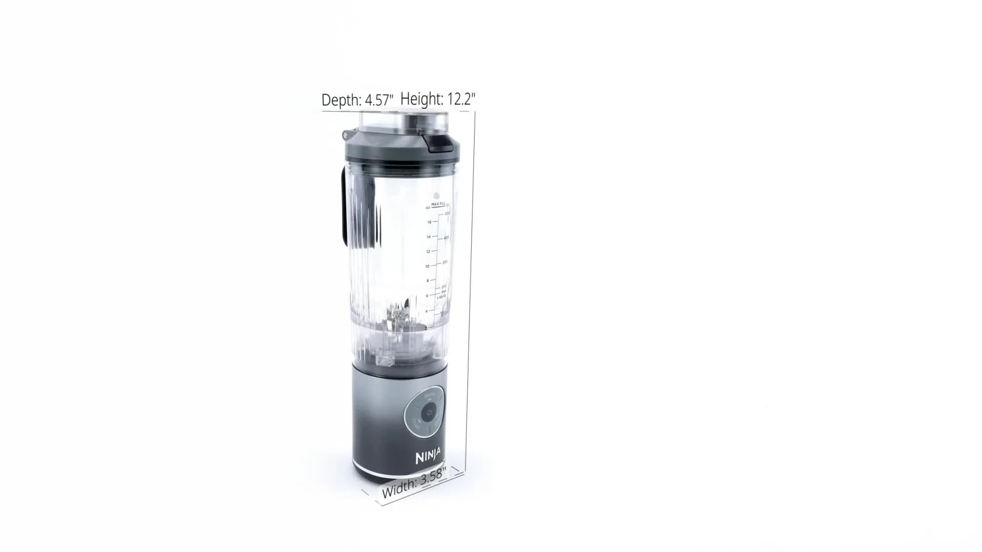 Ninja Blast Max Portable Blender with 22oz Twist & Go Vessel Cool