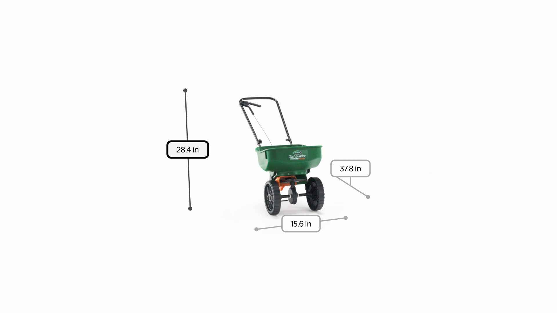 Scotts® Turf Builder® EdgeGuard® Mini Broadcast Spreader