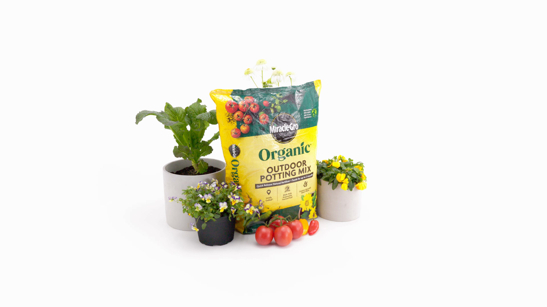 Miracle-Gro Organic Outdoor Potting Mix | ScottsMiracle-Gro US